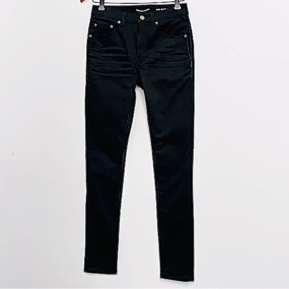 Saint Laurent Black Denim Skinny Jeans 27 - Picture 3 of 7